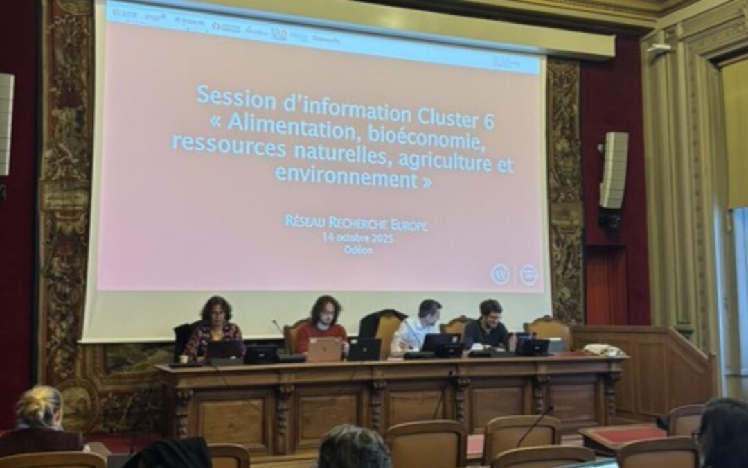 Retour sur la présentation des appels européens du Cluster 6 : Alimentation, bioéconomie, ressources naturelles, agriculture et environnement